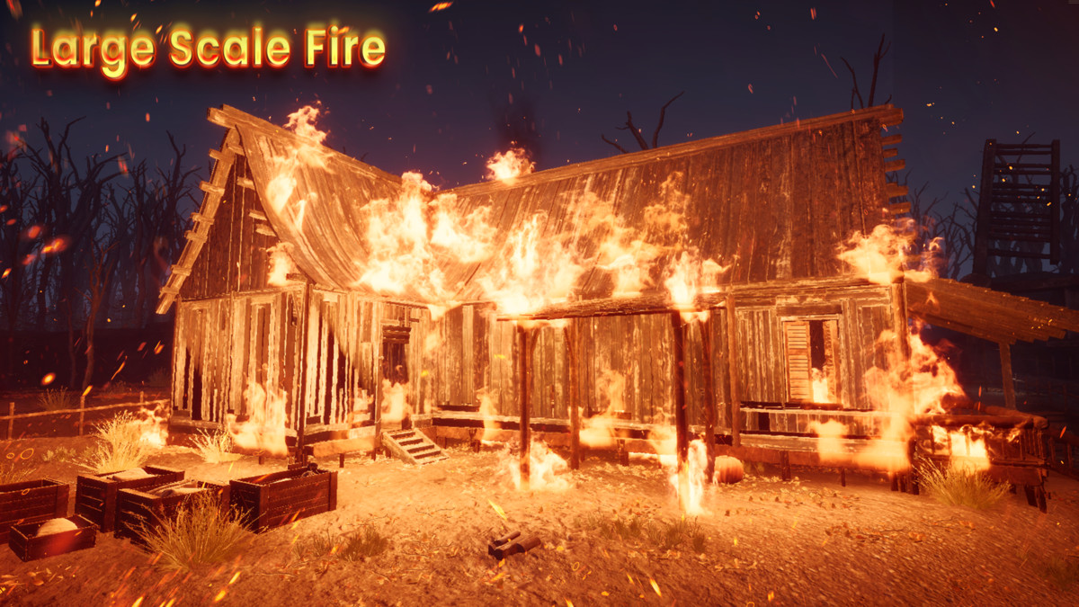 Realistic Fire VFX (VFX Graph Fire, Flame VFX, Fireplace VFX, Torch VFX, Fire)