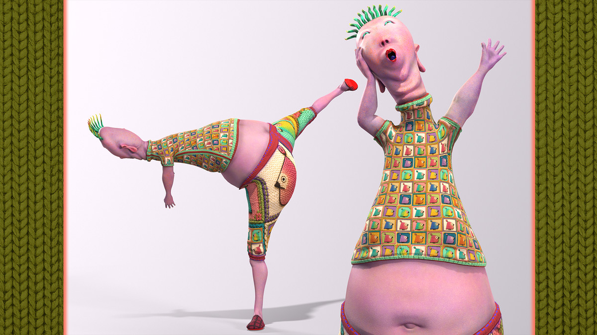 Funky Cartoon People Pack