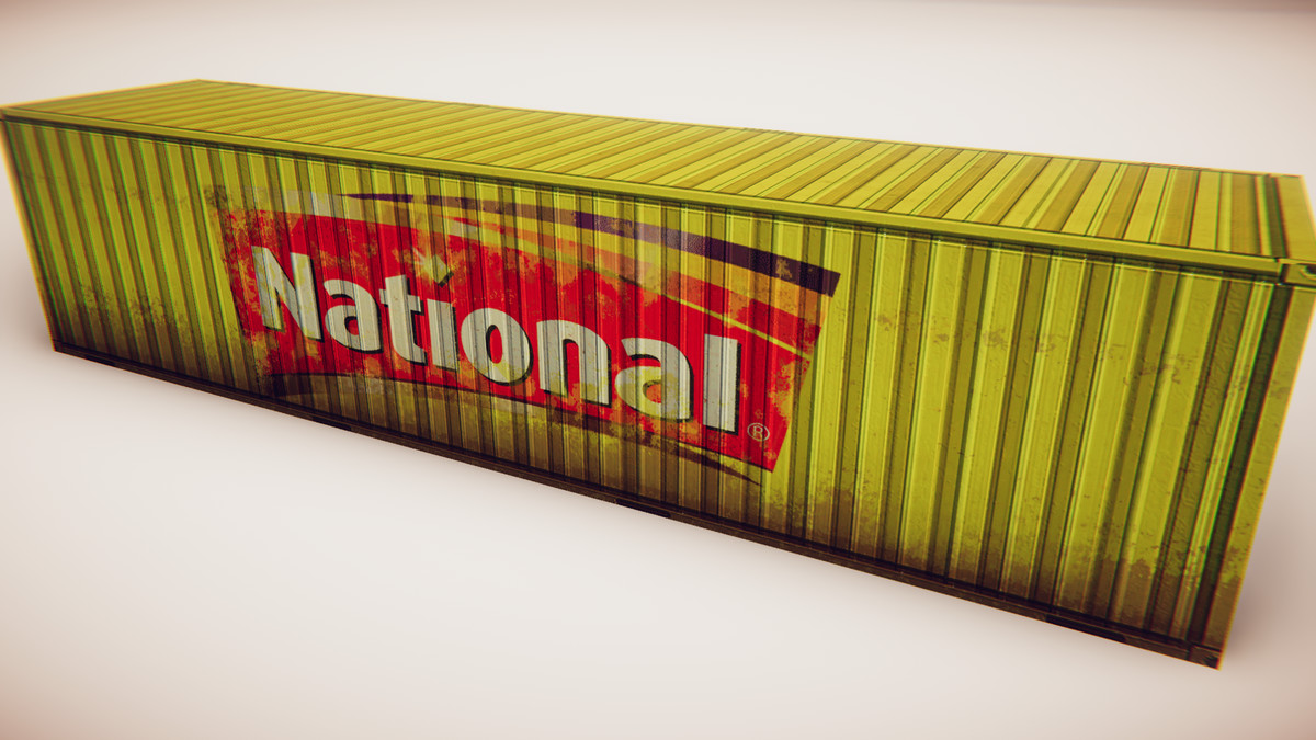 Extreme Low poly Containers Pack - Mobile Containers