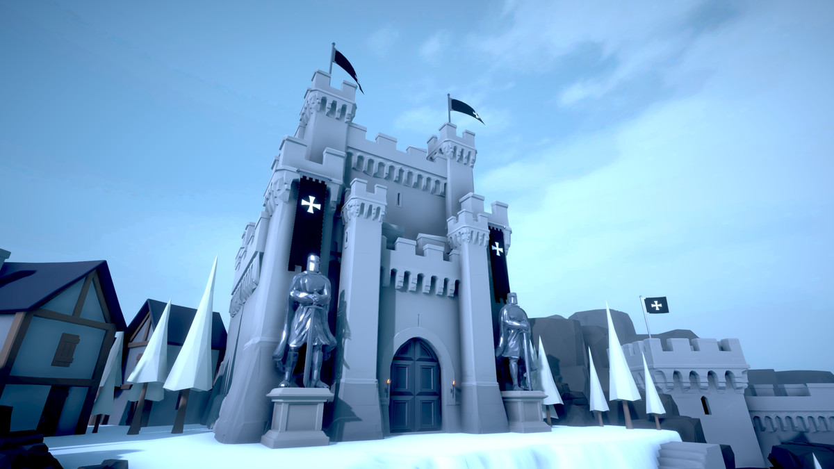 Templar Castle - Low Poly