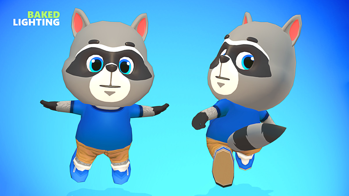 Raccoon Dog Animated