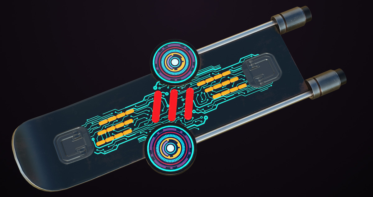 5 Hoverboards Collection URP HDRP Textures