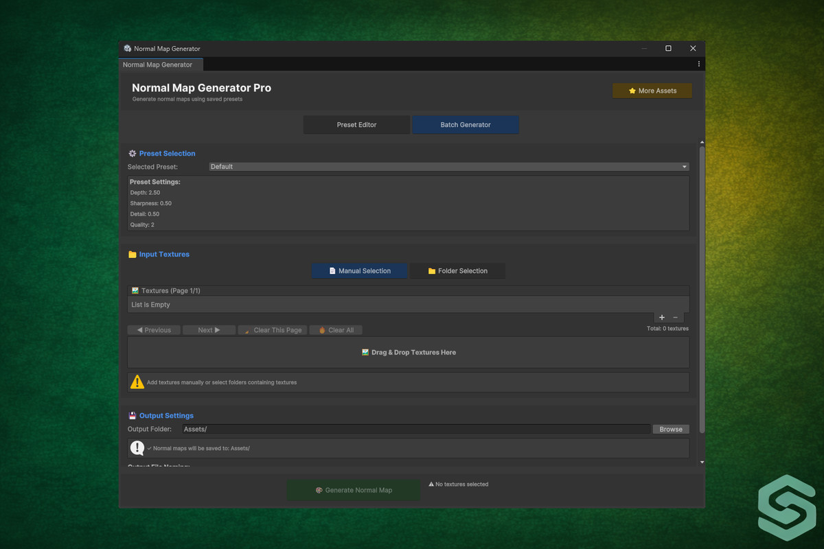 High Quality Normal Map Generator