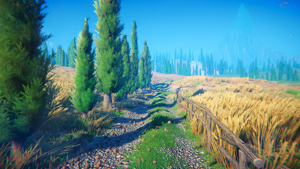 Stylized Cypress Valley