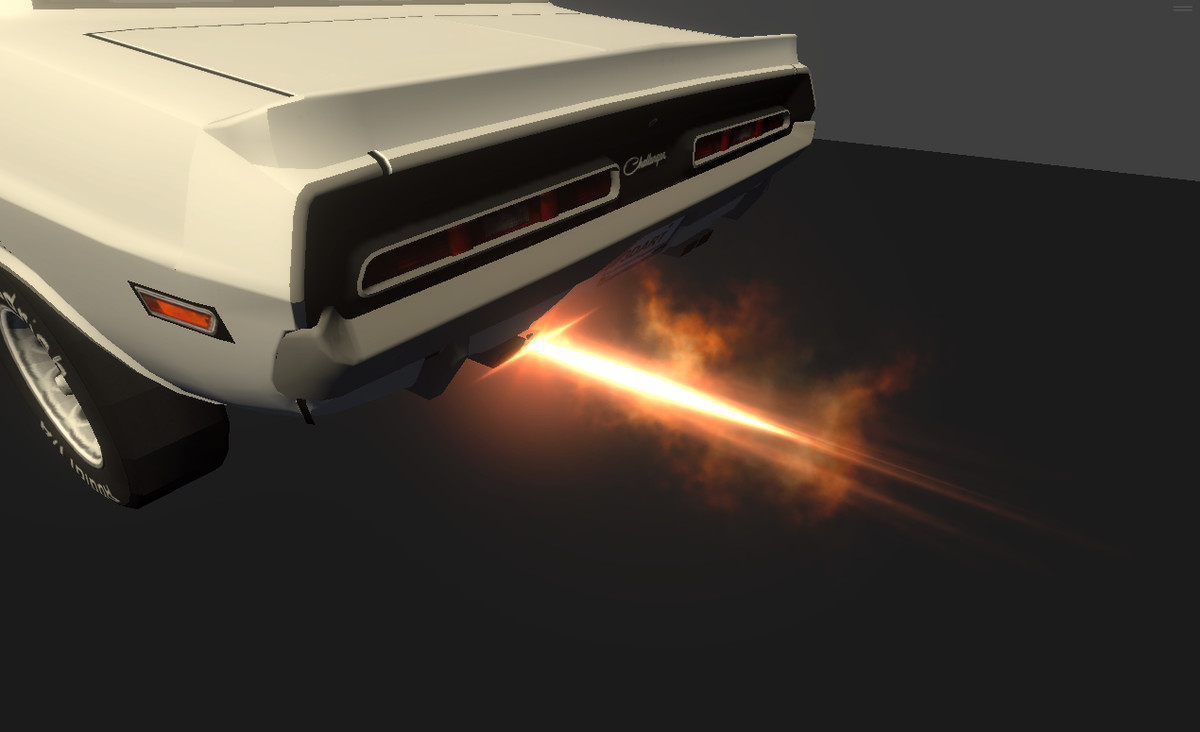 Game VFX - Exhaust jet effect