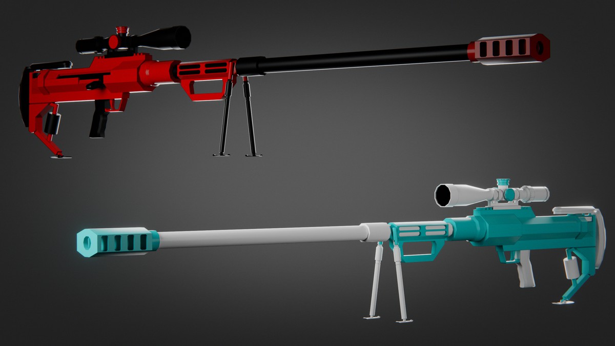 Ultimate Weapon Pack — 23 Guns + 943 Skins (Low Poly, Stylized, FPS/TPS Ready)