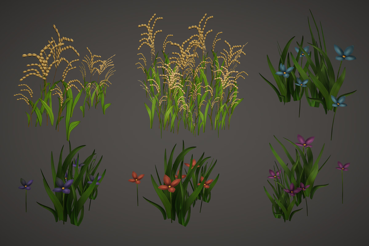 Stylized Fantasy Vegetation 9