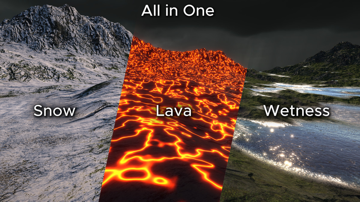 Terrain to Mesh - 256 Layers, Biomes, Anti-Tiling