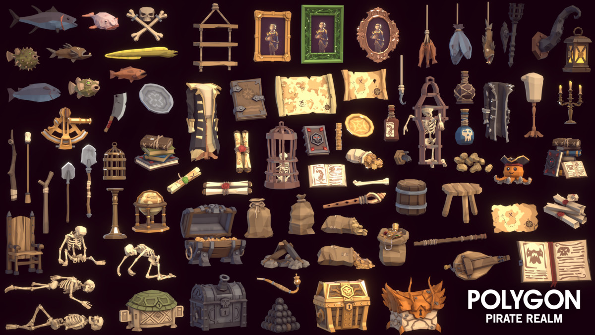 POLYGON - Pirate Realm - Art by Synty