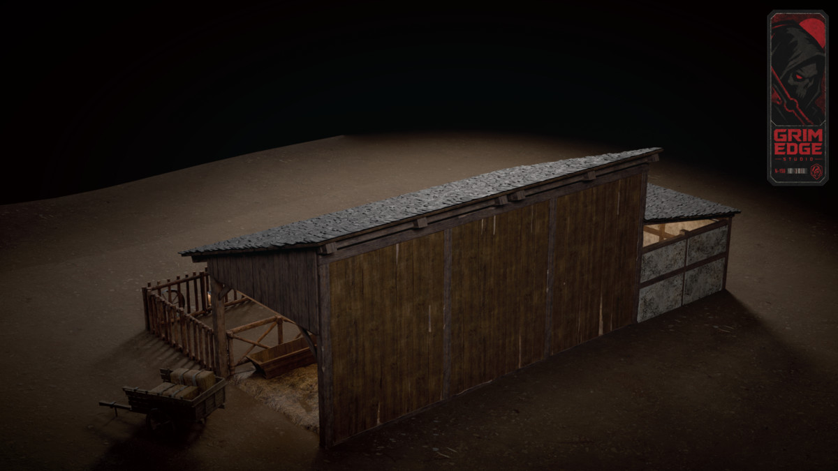 Medieval Village Stable