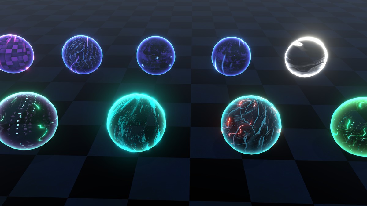 Hologram Shaders 3 in 1 (Fire, Shield, Frozen)
