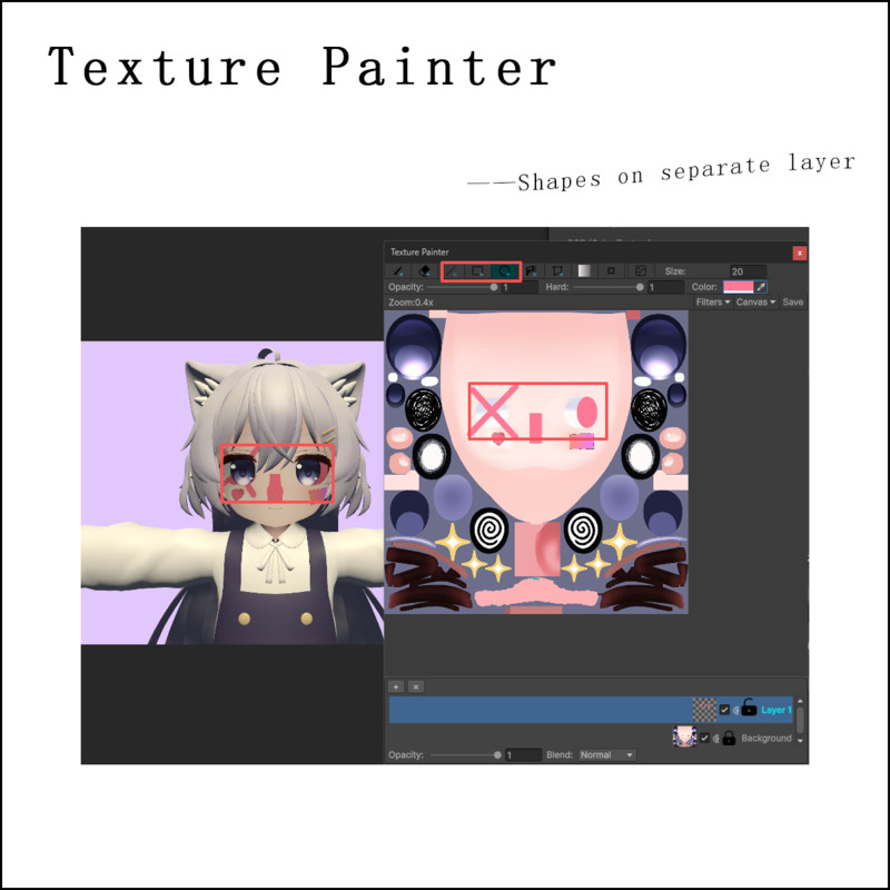 Material Editor With Texture Painter