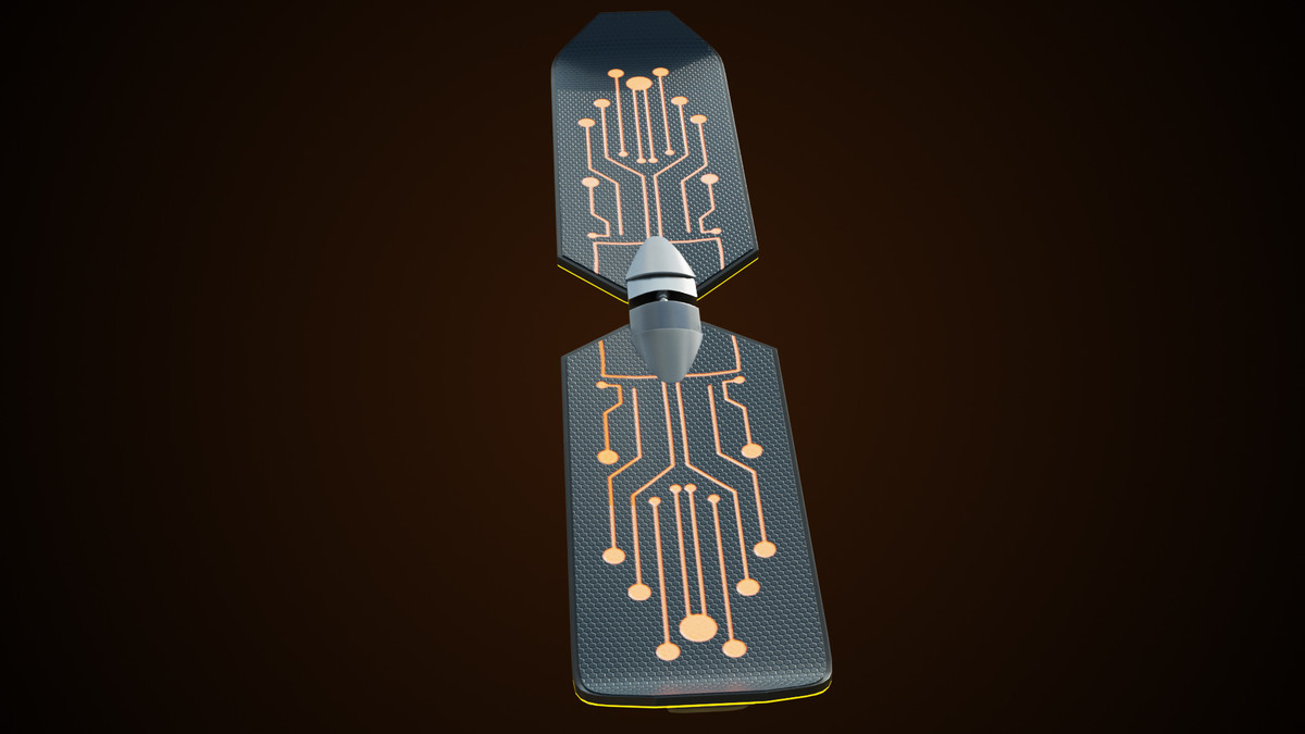 Sci-Fi Hoverboard 4 URP HDRP Textures