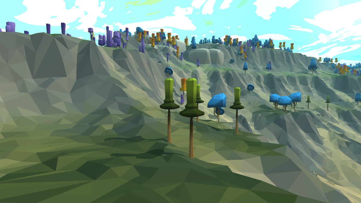 Low Poly Stylized Tiny Forest