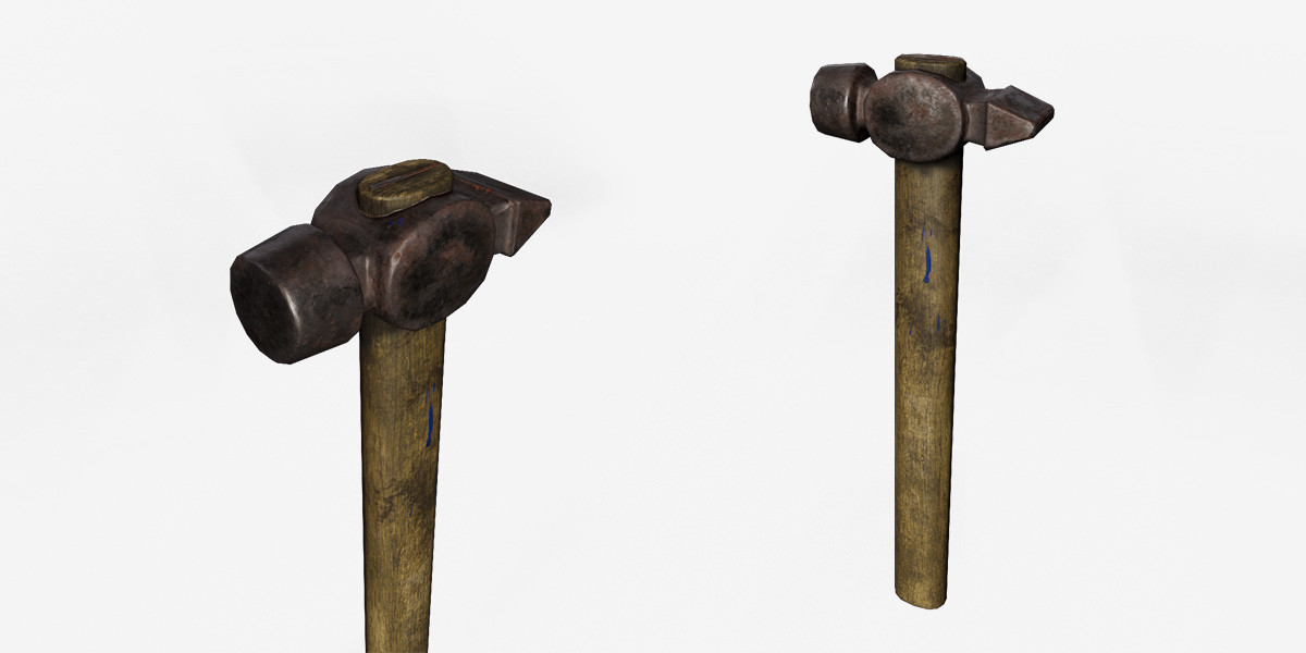 Old Tools Pack set – Game-Ready PBR Models