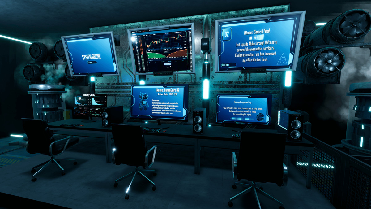 SciFi Control Room (URP)