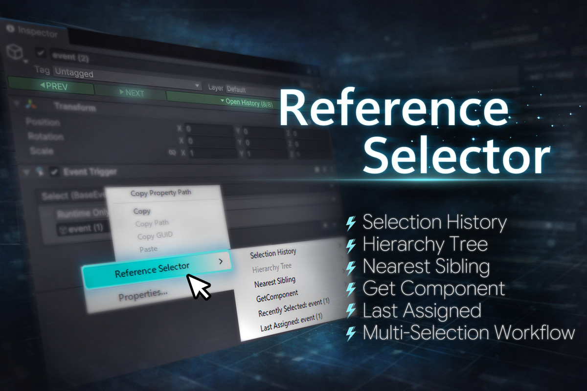 Reference Selector – Quick Assignment & History Navigator