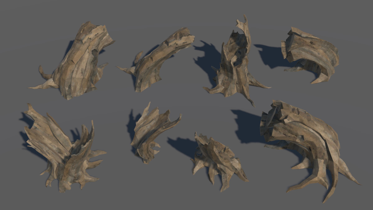 LowPoly Nature DeadTree