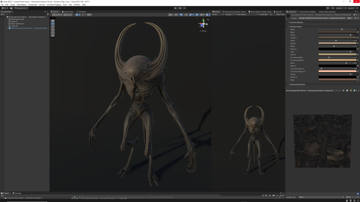 Crescent Horn Horror - Humanoid Creature 3
