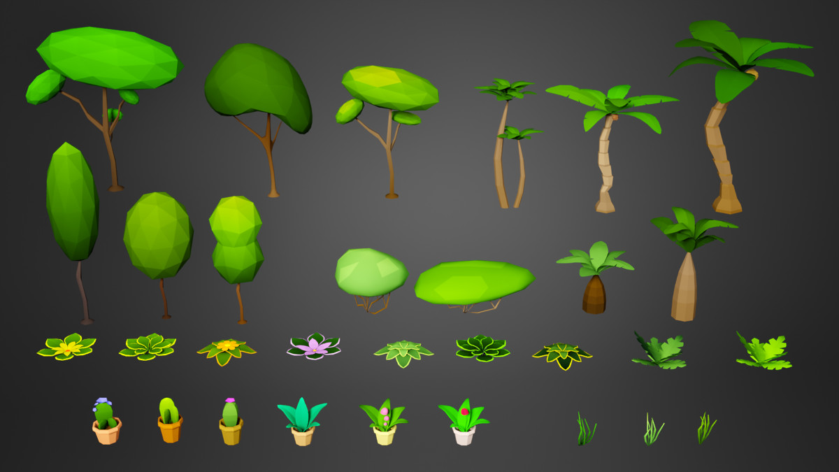 Low Poly Beach Pack - Mini World Studio