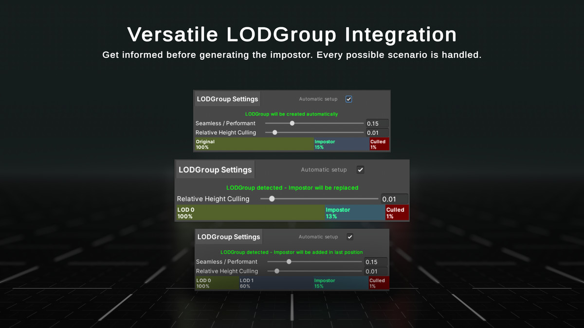 Mirage Pro - Runtime Impostors Baking System
