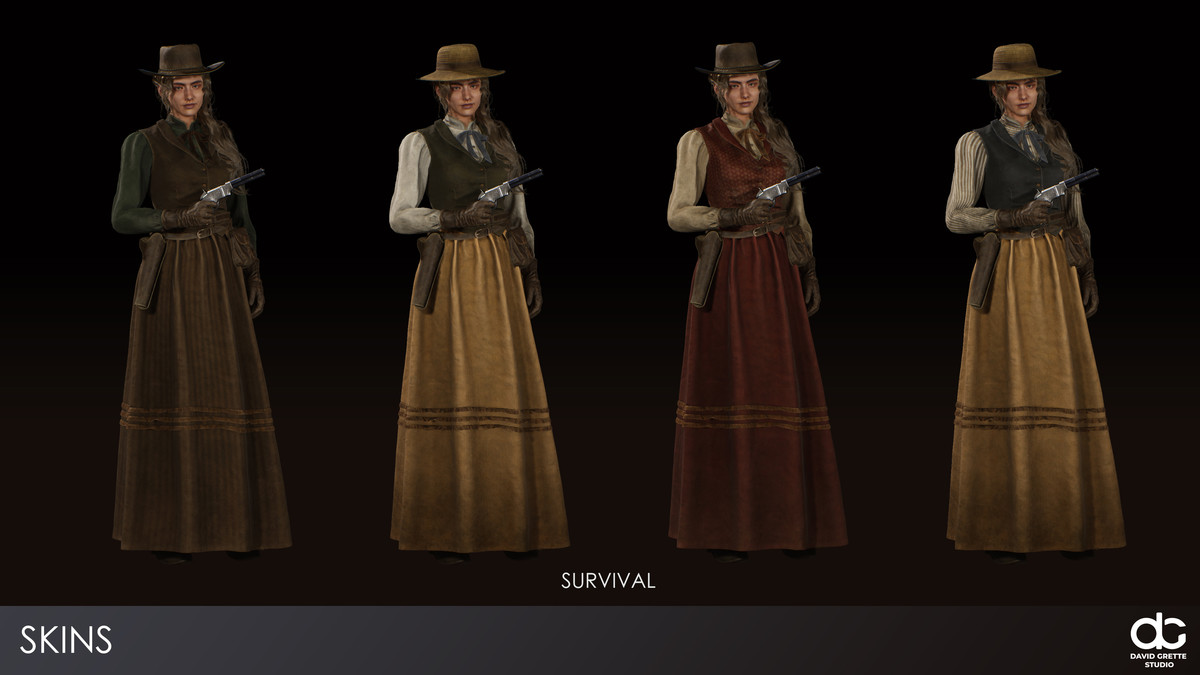 Western Character Rose- Adventure Ordinary RPG Action Citizen Wild West Woman