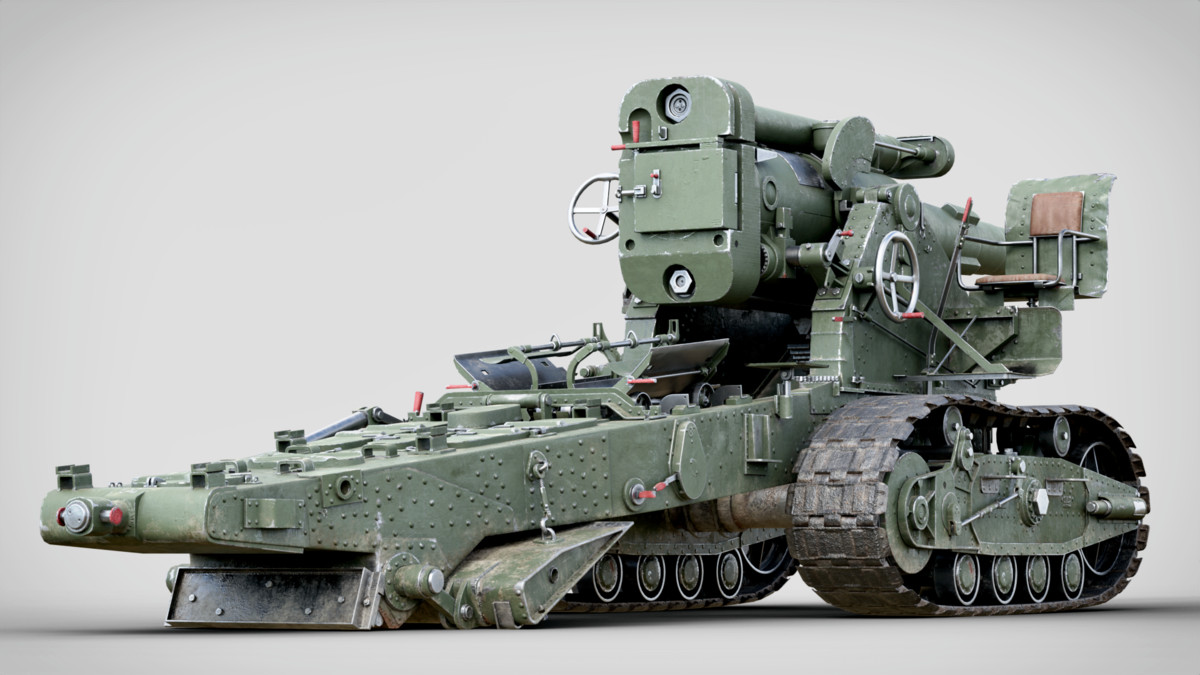 Rigged B-4 Howitzer WW2