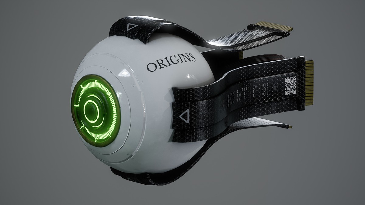 Futuristic Mechanical Eye – Sci-Fi Cybernetic Prop