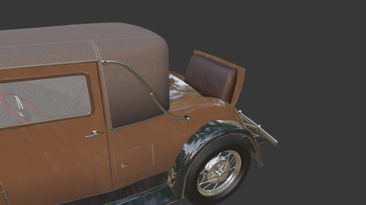 Vintage Two-Seater 1930s – Classic Car Asset