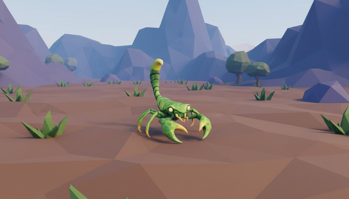 Fantasy Monster 13 (Rigged + Animations) – PixeliusVita
