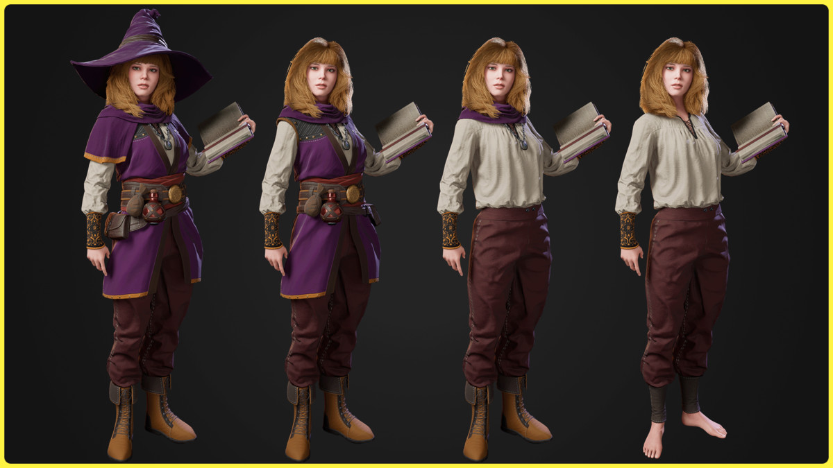 Modular Fantasy Character 03 – Mage