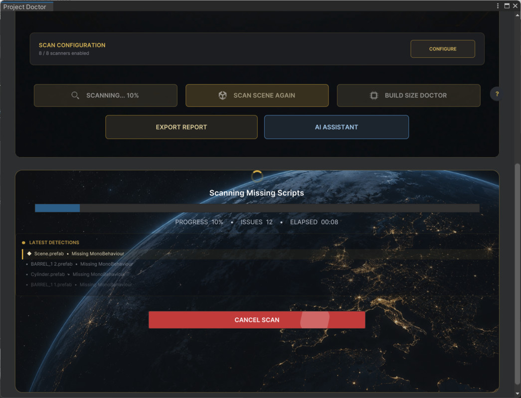 Project Doctor - Project Health Scanner