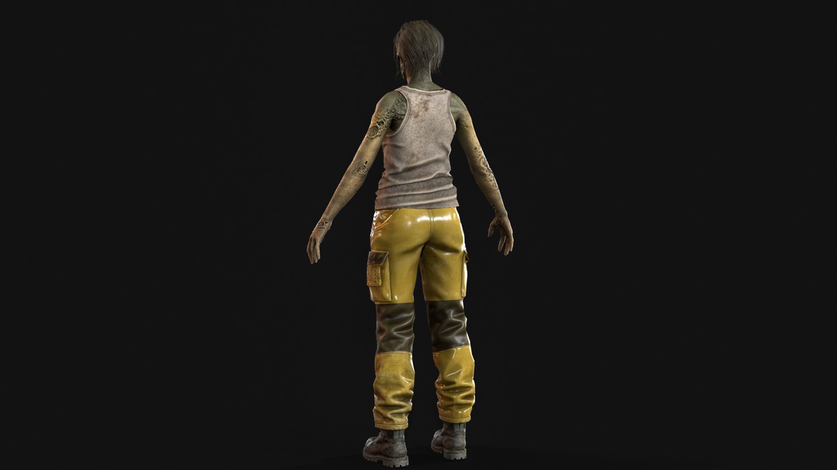 Zombie Worker Girl Two