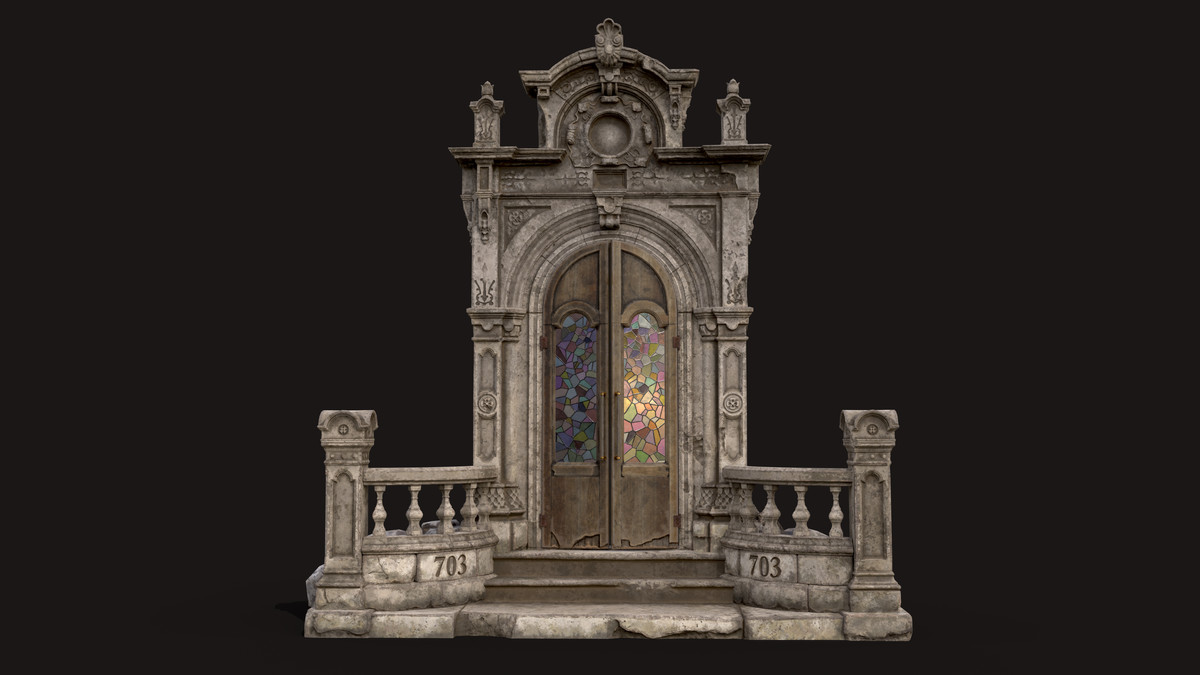 Old Abandoned Door Portal