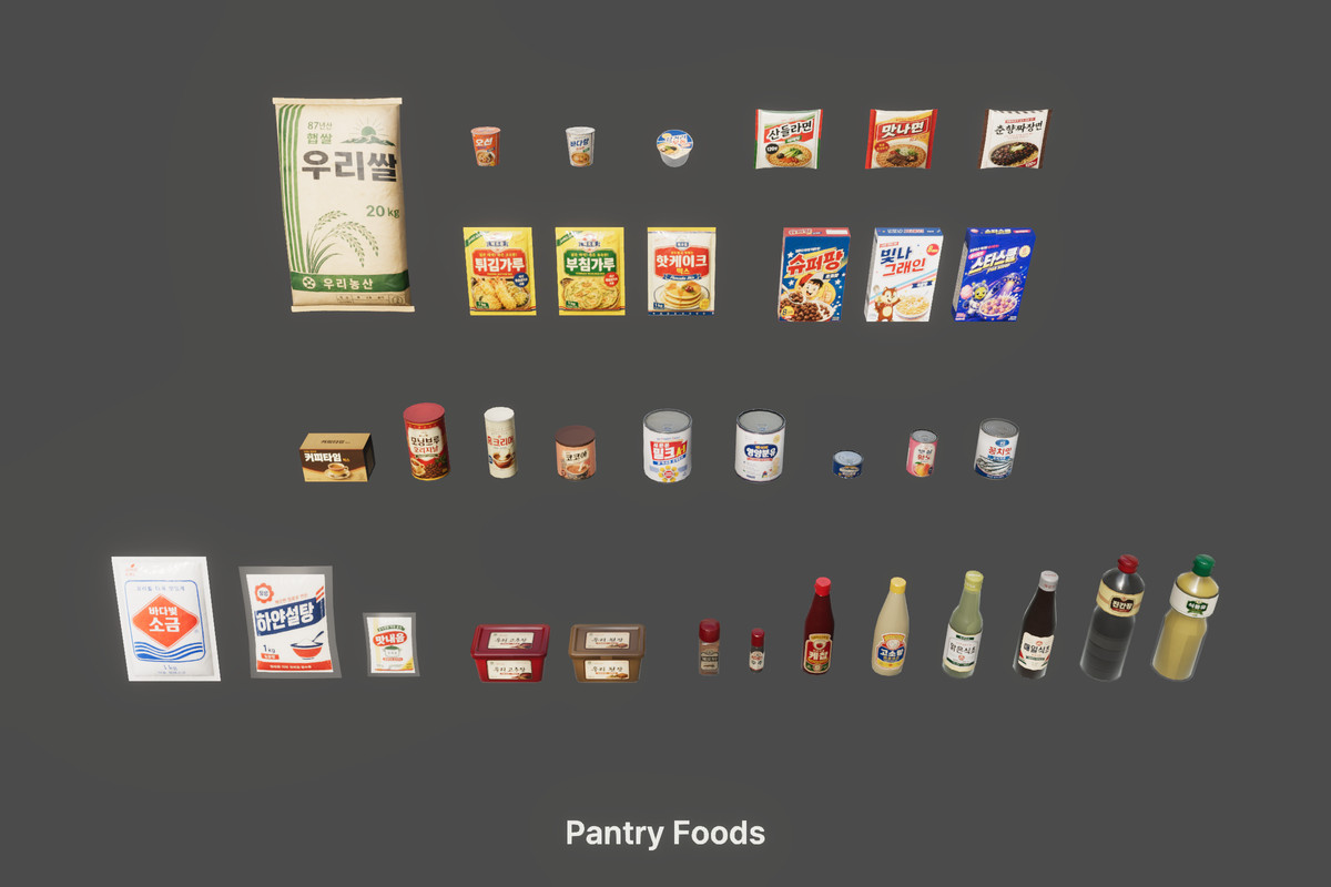Retro Korean Supermarket