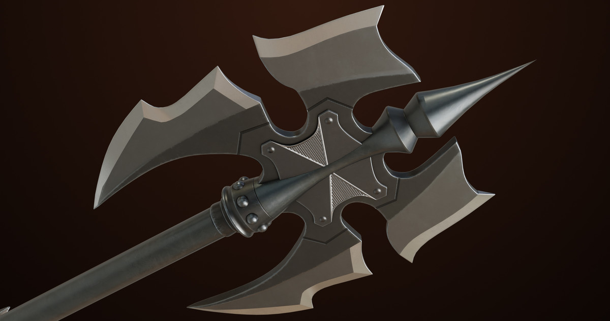 Battle Axe 03 URP HDRP Textures