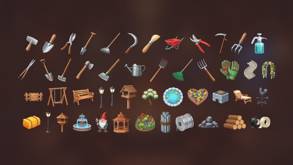 Farm Life Game Asset Pack with Crops Tools Buildings Characters and UI Items