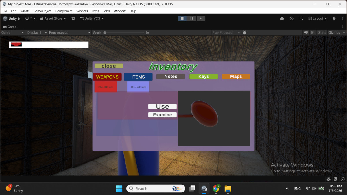 Ultimate Survival Horror Cinematic Third-Person Template