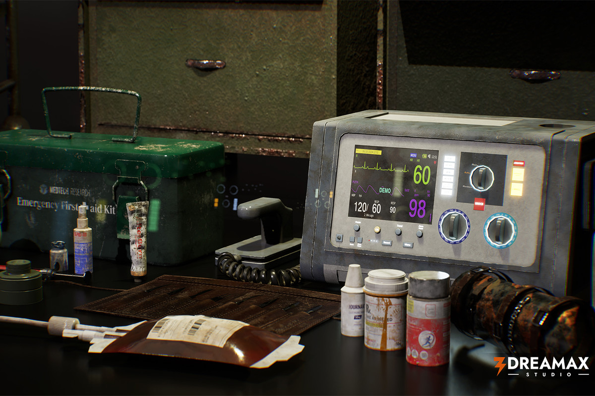 Post-Apocalyptic Medical Kit Props Vol-1