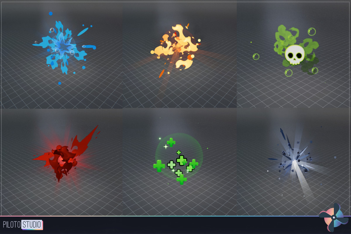 Toon Hits and Projectiles VFX Pack