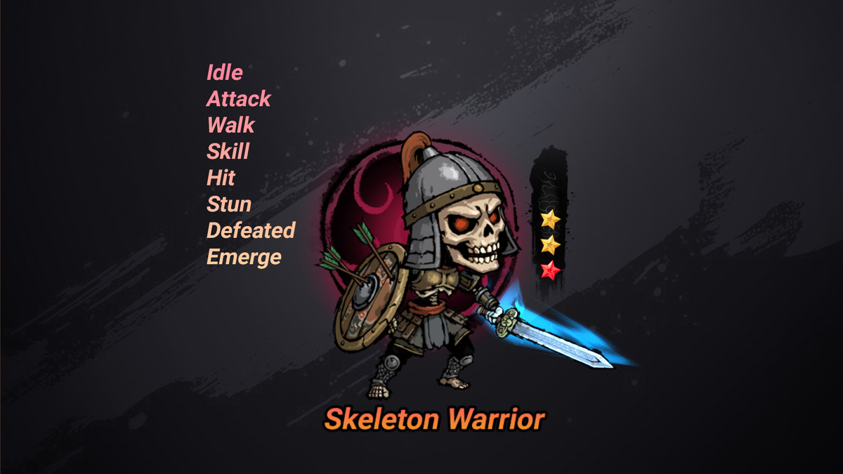Undead Soldier_Spine 2D Animation Character