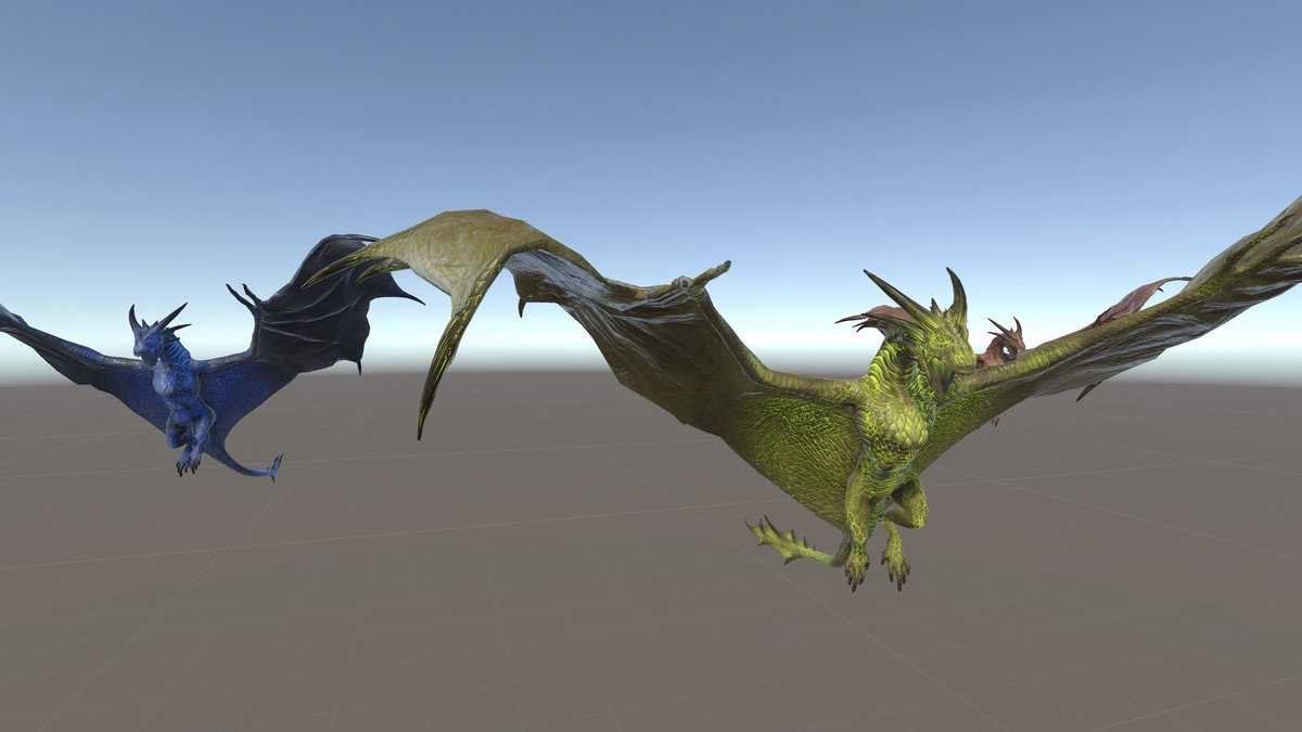 Fire breathing Wyvern