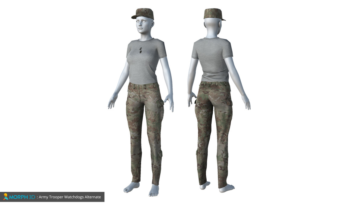 MCS Female: Army Trooper