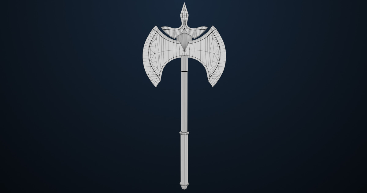 Battle Axe 04 URP HDRP Textures