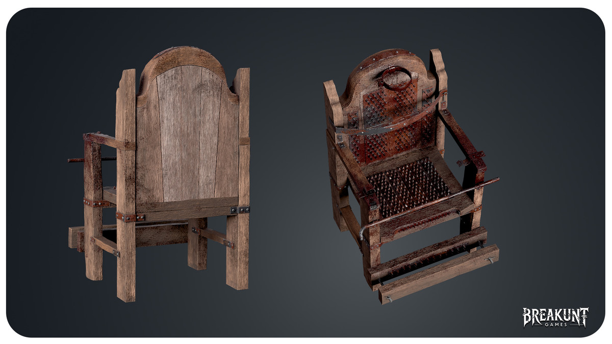 Wooden Torture Chair