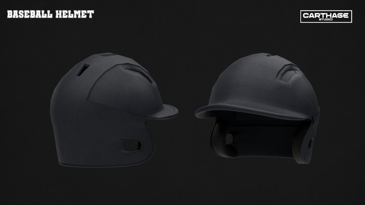 Lite Baseball Player Pack – Rigged Character + Gear