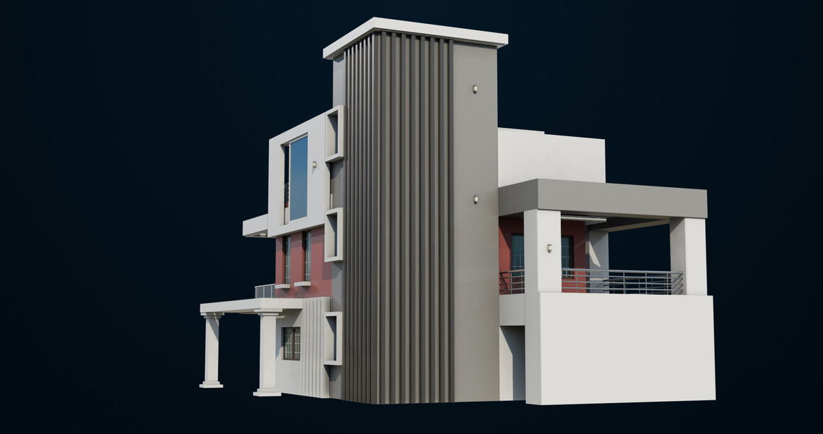 Modern House 01 URP HDRP Textures