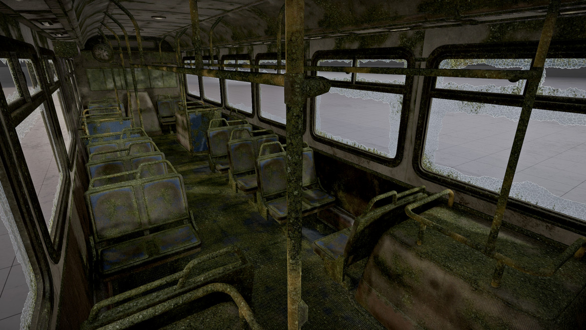Abandoned City Bus - Drivable