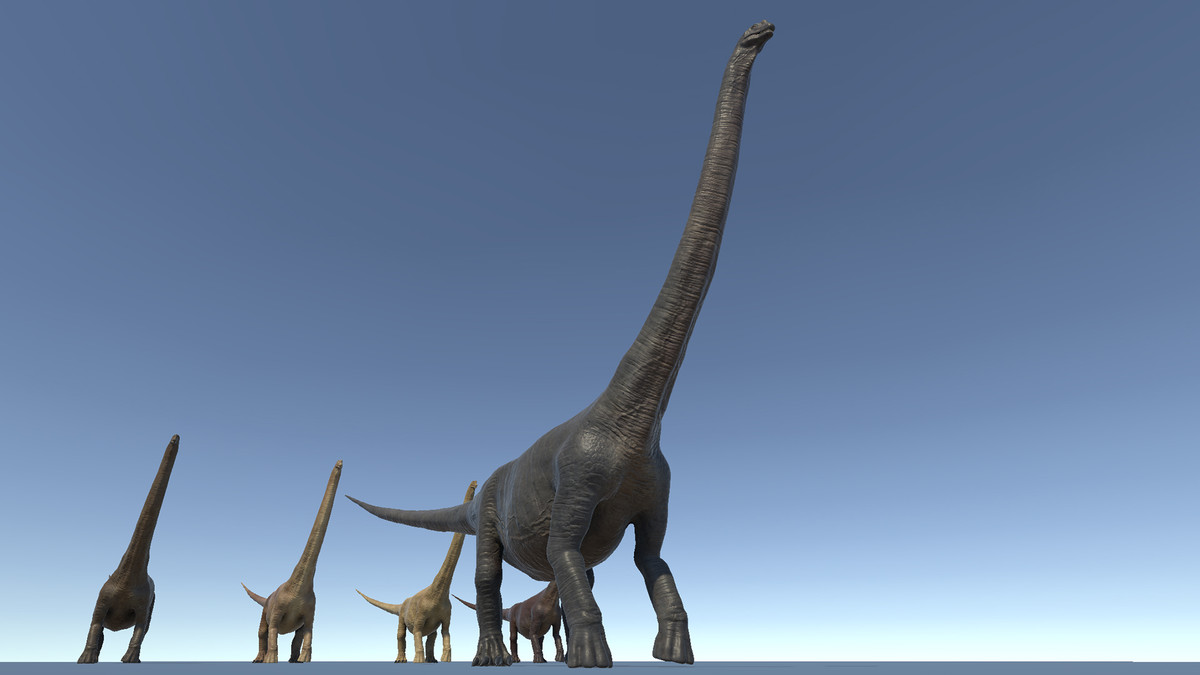 Dinosaur Argentinosaurus Sauropod