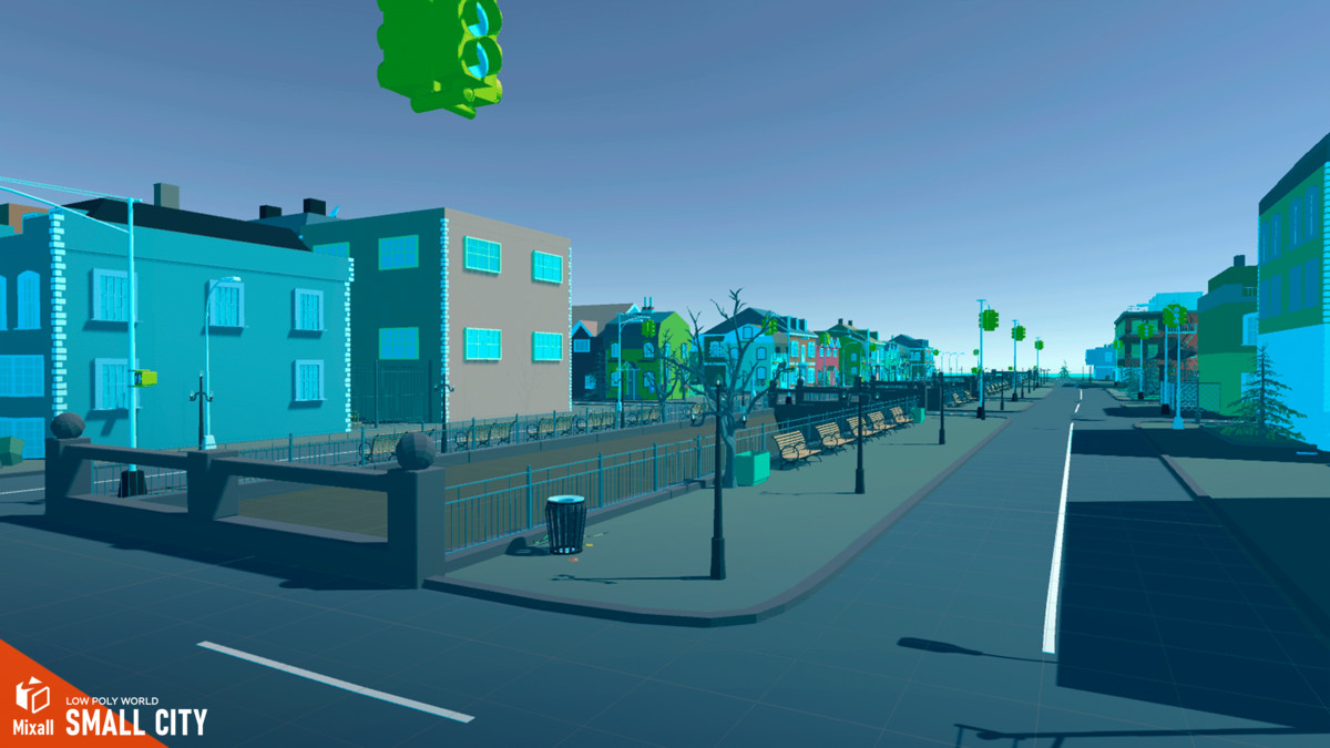 LOW POLY WORLD - SMALL CITY
